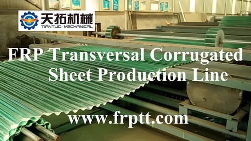 FRP Transversal Corrugated Sheet Making Machine